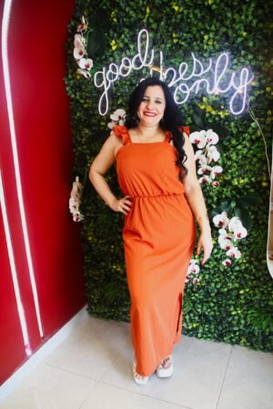 Vestido Alça com detalhe