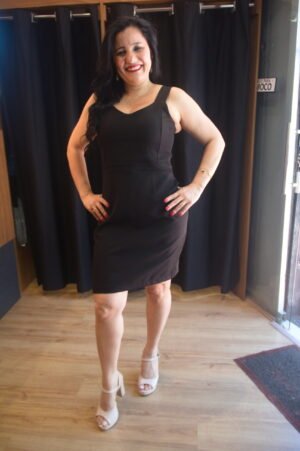 Vestido alça alfaiataria