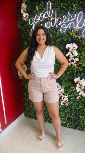 BERMUDA FEM MEIA COXA COLOR AD VOOX