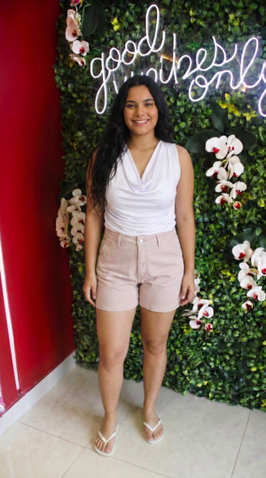 BERMUDA FEM MEIA COXA COLOR AD VOOX