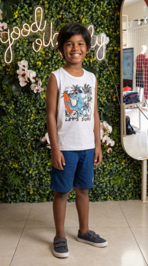 CONJUNTO MASC REGATA/BERMUDA UPA LOO