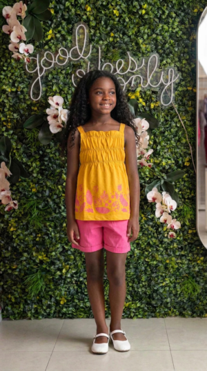 CONJUNTO FEM MALHA/SARJA INFANTIL