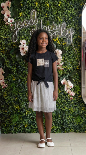 CONJUNTO F COTTON LIGHT/TULE PLISSADO INF/JUV