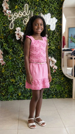 CONJUNTO FEM INFANTIL LAZIE/ MALHA ANGERO