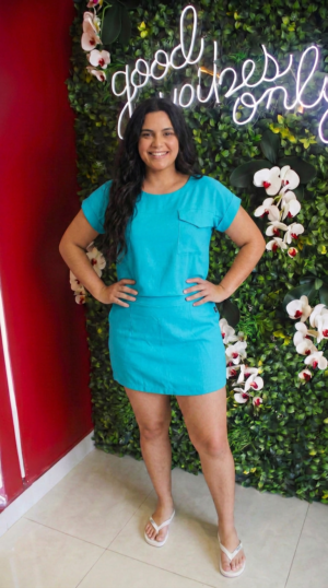 CONJUNTO FEM C/ SHORT SAIA MJ