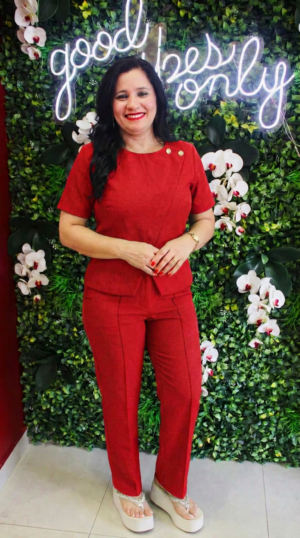 CONJUNTO FEM CALÇA  C/ RECORTE MJ